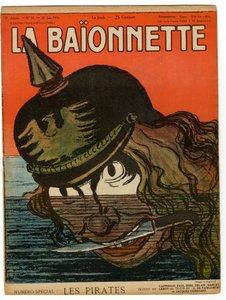 Cover av "" La Baionnette"", Satirical in Colors av Leonetto Cappiello