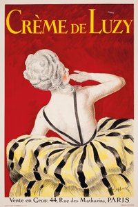 "Creme de Luzy", en reklameplakat for det parisiske kosmetikkfirmaet Luzy, 1919
