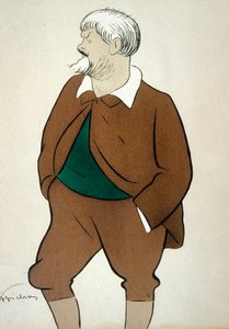 Jean Richepin (1849-1926) fransk poettegning av Cappiello av Leonetto Cappiello