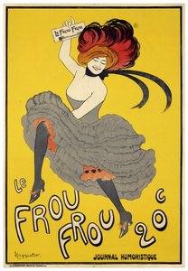 Le Frou-Frou (1899) åpningsnummer av Leonetto Cappiello