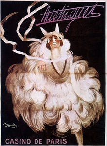 Mistinguett (Mistinguette) på Casino de Paris, plakat av Leonetto Cappiello (1875-1942) av Leonetto Cappiello