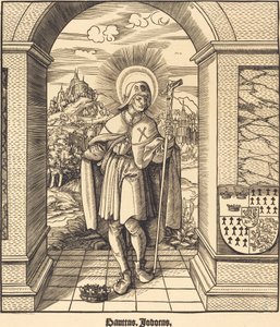 Den hellige Jodocus av Leonhard Beck