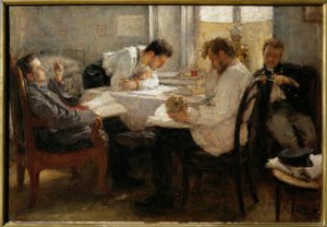 Kvelden før eksamen av Leonid Osipovic Pasternak