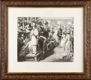 The Road to Ruin: Ascot (etsing)