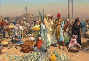 Marked i Nedre Egypt, av Leopold Karl Muller