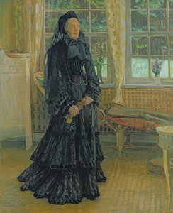 Marie Zacharias (1828-1907) Regnværsdag, 1904