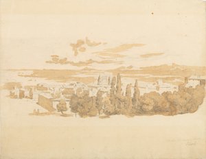 Utsikt over Frascati av Leopold Kerpel