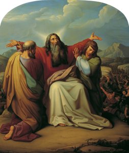 Moses ber om seier