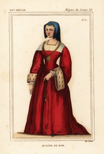Jeanne de Bar, eneste datter av Robert de Bar, kone til Louis de Luxembourg