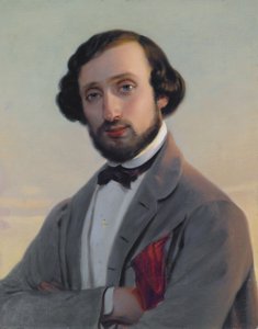 Portrett av Ludwig August Frankl von Hochwart (1810-1894) av Leopold Pollak