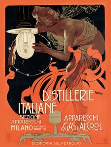 Italienske destillerier, 1890-tallet.