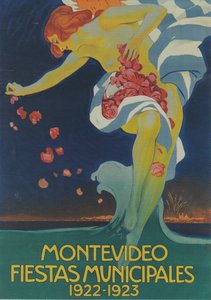 Montevideo kommunale festivaler, 1922. av Leopoldo Metlicovitz