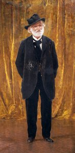 Portrett av Giuseppe Verdi (olje på lerret)