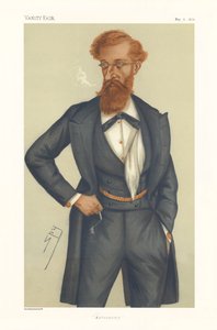 James Ludovic Lindsay (Lord Lindsay) MP - portrett stående
