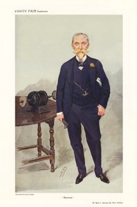Sir David Lionel Goldsmid-Stern-Salomons - portrett stående