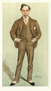 Kunstner og RA, William Quiller Orchardson, skotsk kunstner, 1898. av Leslie Matthew Ward