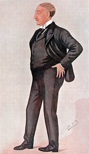 Cecil Rhodes , britiskfødt sørafrikaner, finansmann, statsmann og imperiumbygger, 1891 av Leslie Matthew Ward