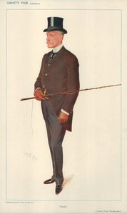 Oberst Frank Shuttleworth, Charlie, 10. februar 1909, tegneserie Vanity Fair av Leslie Matthew Ward