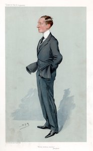 Guglielmo Marconi, italiensk fysiker og oppfinner og pioner innen trådløs telegrafi av Leslie Matthew Ward