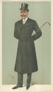 HSH The Duke of Teck, Frank, 17. juli 1902, Vanity Fair tegneserie av Leslie Matthew Ward