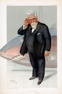 Hiram Stevens Maxim , amerikanskfødt britisk oppfinner og ingeniør, 1904 av Leslie Matthew Ward
