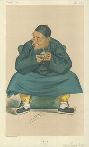 Hans eksellens Kuo Sun Tao, Kina, 16. juni 1877, tegneserie Vanity Fair av Leslie Matthew Ward