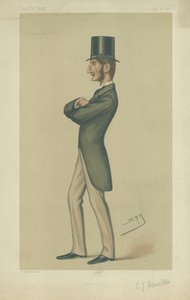 Lord Claud John Hamilton, illustrasjon fra 'Vanity Fair', 17. juli, 1878 av Leslie Matthew Ward