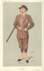 Lord John Savile, Rufford Abbey, 15. april 1908, tegneserie Vanity Fair av Leslie Matthew Ward