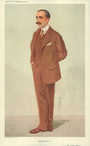 Mr Douglas Vickers, Brightside DV, 30. desember 1909, tegneserie Vanity Fair av Leslie Matthew Ward