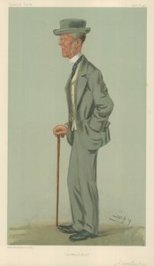 Mr Edward Weatherby, The match-book, 17. oktober 1901, Vanity Fair tegneserie av Leslie Matthew Ward