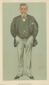 Mr James Thompson, Caledonian Railway, 15. august 1895, tegneserie Vanity Fair av Leslie Matthew Ward