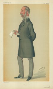 Mr John Tenniel, Punch, 26. oktober 1878, tegneserie Vanity Fair av Leslie Matthew Ward