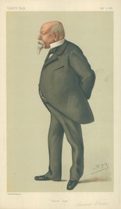 Mr Samuel Ward, onkel Sam, 10. januar 1880, tegneserie Vanity Fair av Leslie Matthew Ward