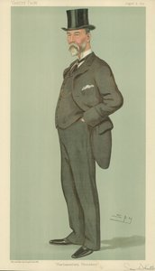 Mr Samuel Whitbread, Parlamentarisk prosedyre, 8. august 1895, tegneserie Vanity Fair av Leslie Matthew Ward