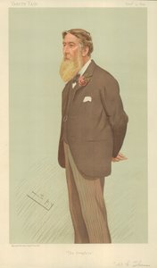 Mr William Luson Thomas, The Graphics, 13. desember 1894, tegneserie Vanity Fair av Leslie Matthew Ward