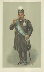 Muzaffer-Ed-Din, sjahen av Persia av Leslie Matthew Ward