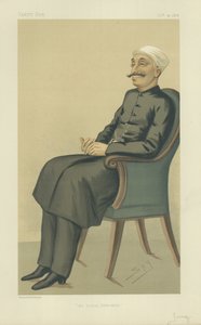 Nawab Sir Salar Jung, en indisk statsmann, 14. oktober 1876, tegneserie Vanity Fair av Leslie Matthew Ward