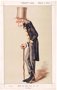 Professor Sir Richard Owen, FRS, KCB, naturforsker, 1873 av Leslie Matthew Ward