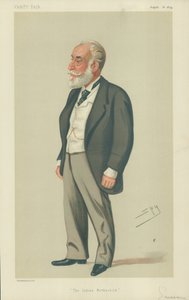 Sir Albert Abdallah David Sassoon, The Indian Rothschild, 16. august 1879, Vanity Fair tegneserie av Leslie Matthew Ward