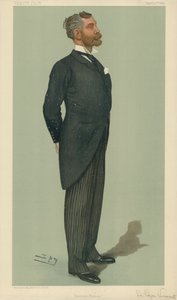 Sir Edgar Vincent, Eastern Finance, 20. april 1899, tegneserie Vanity Fair av Leslie Matthew Ward