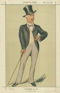 Sir Richard Wallace, The Hertford Property, 29. november 1873, tegneserie Vanity Fair av Leslie Matthew Ward