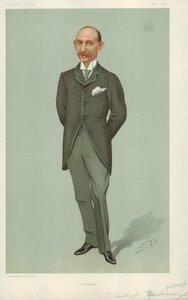 The Earl of Yarborough, Brocklesby, 2. januar 1896, tegneserie Vanity Fair av Leslie Matthew Ward