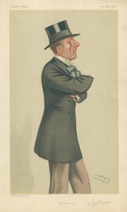 The Hon Percy Scawen Wyndham, Aesthetics, 30. oktober 1880, Vanity Fair tegneserie av Leslie Matthew Ward