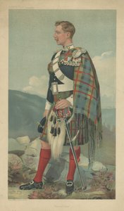 Marquess of Tullibardine (farge litho) av Leslie Matthew Ward