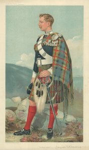 The Marquis of Tullibardine, Scottish Horse, 23. mars 1905, Vanity Fair tegneserie av Leslie Matthew Ward