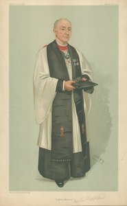 The Rev Edgar Sheppard, a great marrier, 24. mars 1904, Vanity Fair tegneserie av Leslie Matthew Ward
