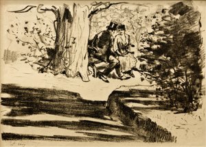 Par på benken av Lesser Ury