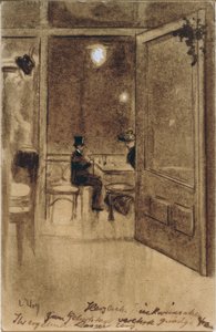 Kafé Bauer rom av Lesser Ury