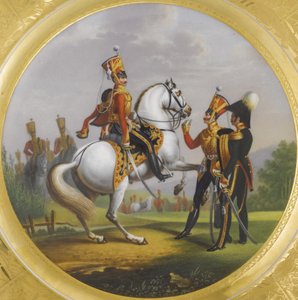 Sjefsoffiser og underoffiser for Life-Guard Hussar Regiment, 1829