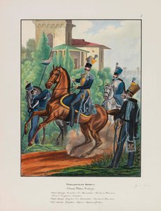 Grenadier Corps of the Imperial Russian Army Uniformer of the Russian Imperial Army, 1837-1839.